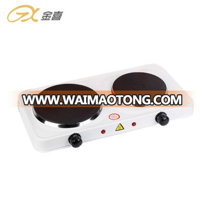 JX-6246AD Home Appliance Kitchen Electric Cooking Heaters Double Burner Solid Hot Plate